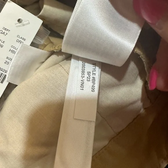 J Crew Sailor Heritage Chino Pants Honey Brown size 25 NWT - Picture 9 of 11